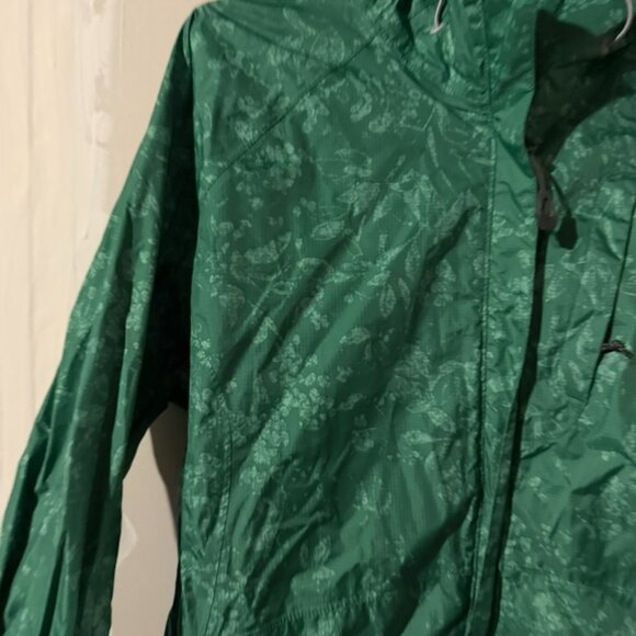 Eddie Bauer Green Rain Jacket size XL - Picture 6 of 8